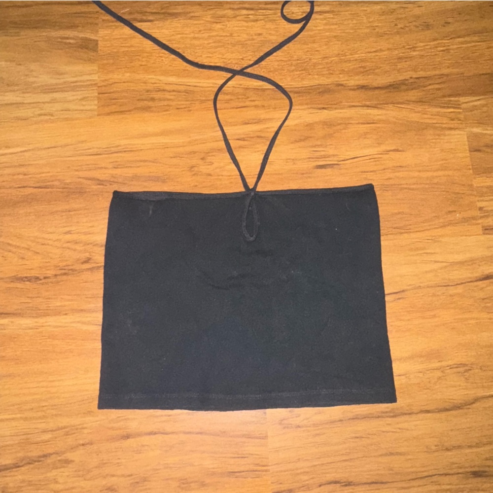Brandy Melville Black Halter Top